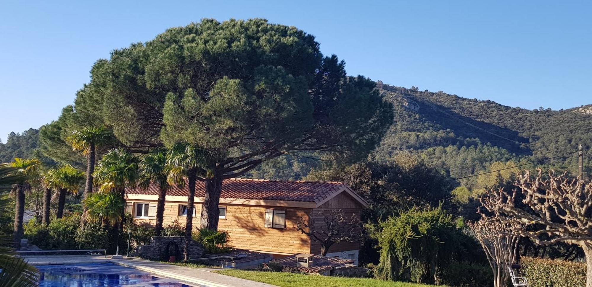 Sous Le Grand Pin Gites Eden En Cevennes Anduze Esterno foto